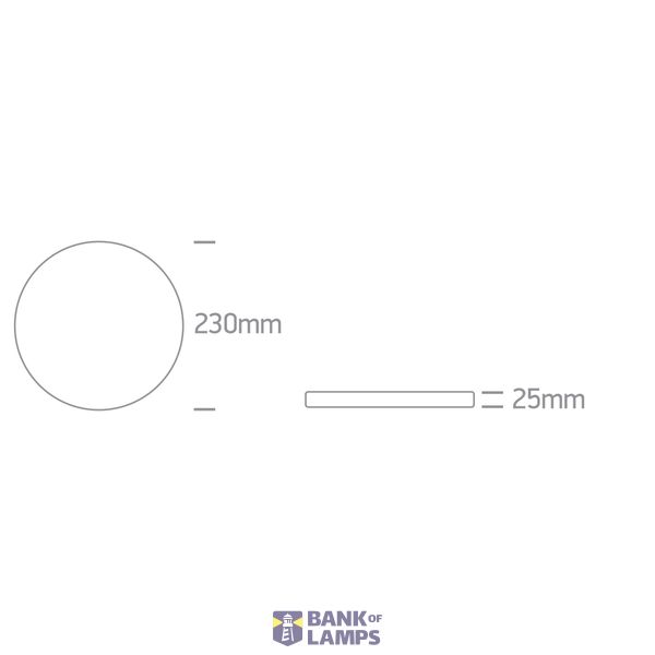 WHITE PLAFO 18W CCTV IP20 230V image 2