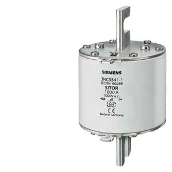 SITOR fuse link, with slotted blade contacts, NH3, In: 900 A, aR image 1