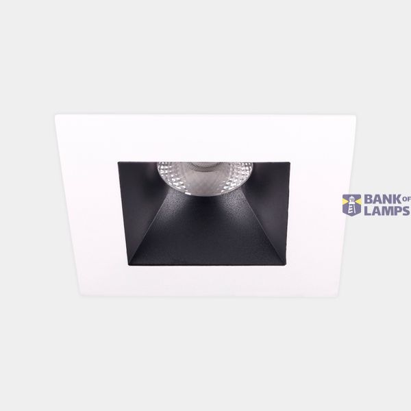 Downlight Play Deco Symmetrical Square Fixed 17.7W LED warm-white 3000K CRI 90 21.9º DALI-2 Black/White IP54 1615lm image 1