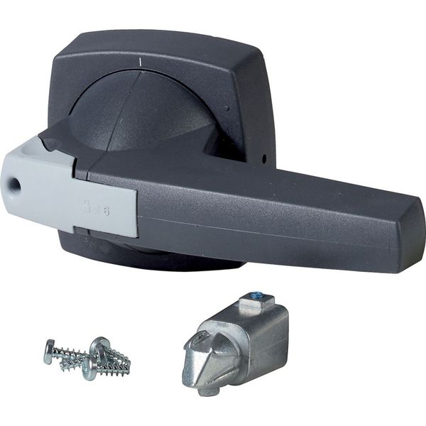 K3DG/P Toggle, 10mm, door installation, gray, padlock image 3