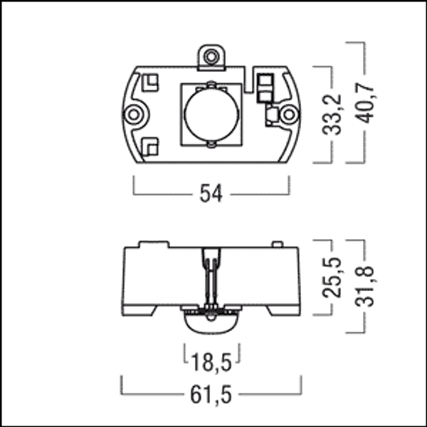 VOYAGER STAR P KIT ANT E1D - Emergency luminaire kit image 2