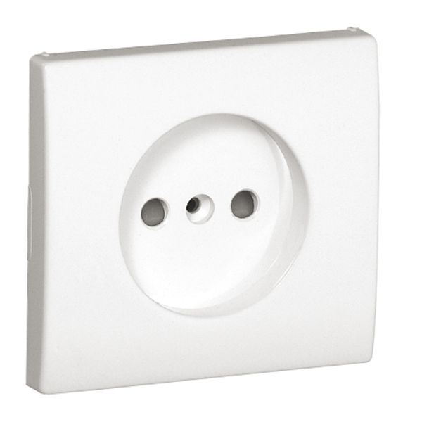 SAF COV PLAT F/SINGLE PHASE SOCKET WHITE image 2