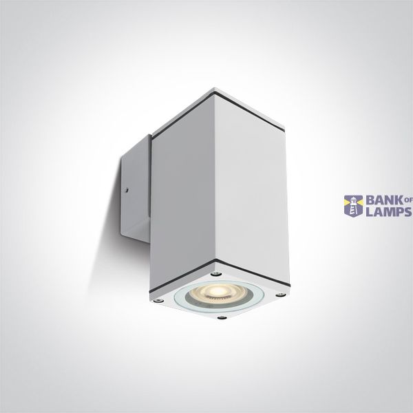 WHITE WALL GU10 10w IP54 100-240V image 1