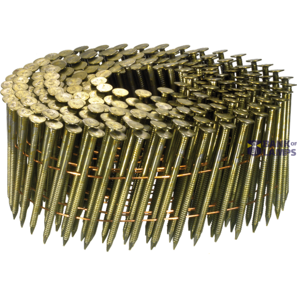 BL ring roller nails 2.5x65mm, bright basic tensile wire, diamond, antiqued, 2.50mm, 7425pcs. image 1