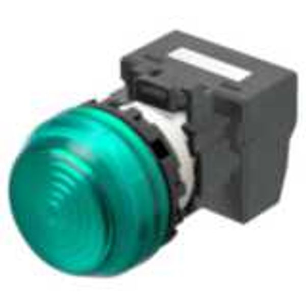M22N Indicator, Plastic semi-spherical, Green, Green, 24 V, push-in te A2265078B image 3