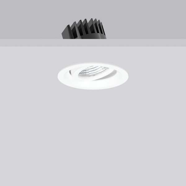 LEVIDO SWING round, 7,5 / 12 W, 670 / 1050 lm, 827, white, DALI Recess image 1