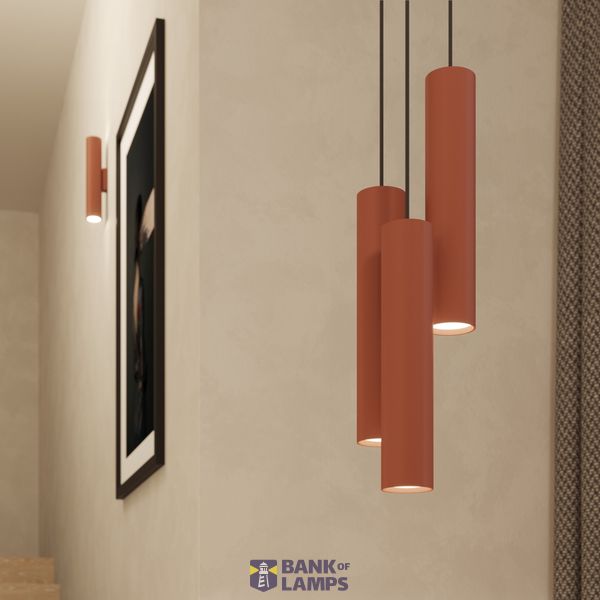 WALL LAMP LAGOS 2 RED OCHRE 2XGU10 image 8