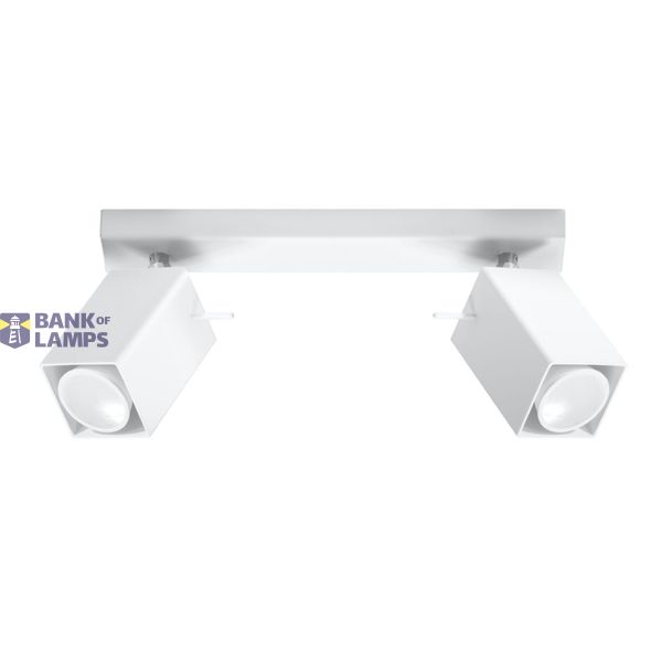 CEILING LAMP MERIDA 2 WHITE GU10 2X40W IP20 image 3
