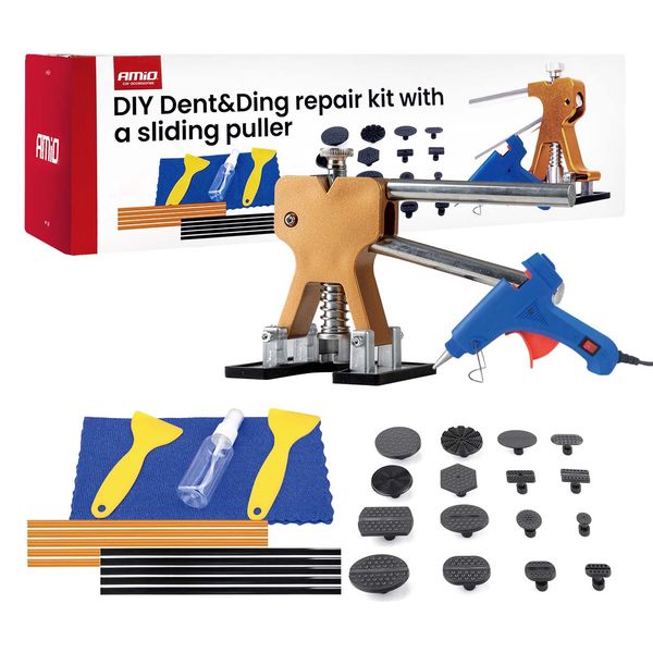 DIY Dent&Ding repair kit witha sliding puller PDR AMIO-04599 image 1