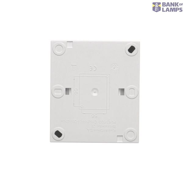 Splash-proof single switch with indicator light, white, 16A, 10AX image 1