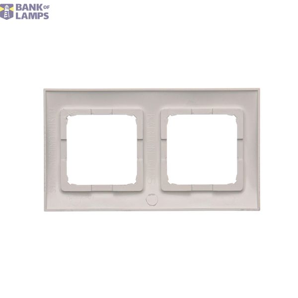 Single roller blind button, cream white/electro white, 10A image 1