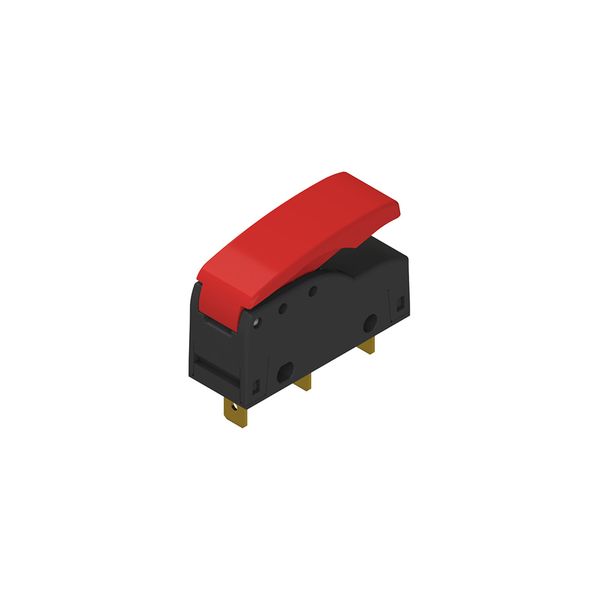 Microswitch with red push button image 1