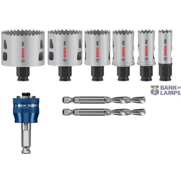 PRO Multi Material Power Change Plus Hole Saw Set - Transparent Case image 2