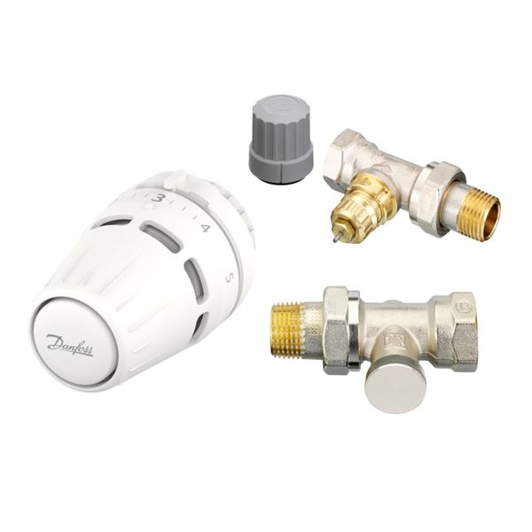 Sensor set, Contents of set: 3-elements, Danfoss Regus®, RA-FN, RLV-S, DN 15, Straight image 1