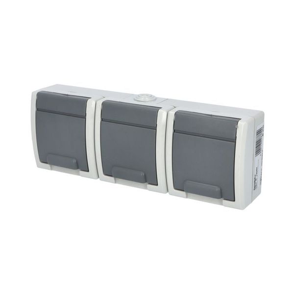AQUANT SOCKET 3x2P+Z HORIZONTAL image 3