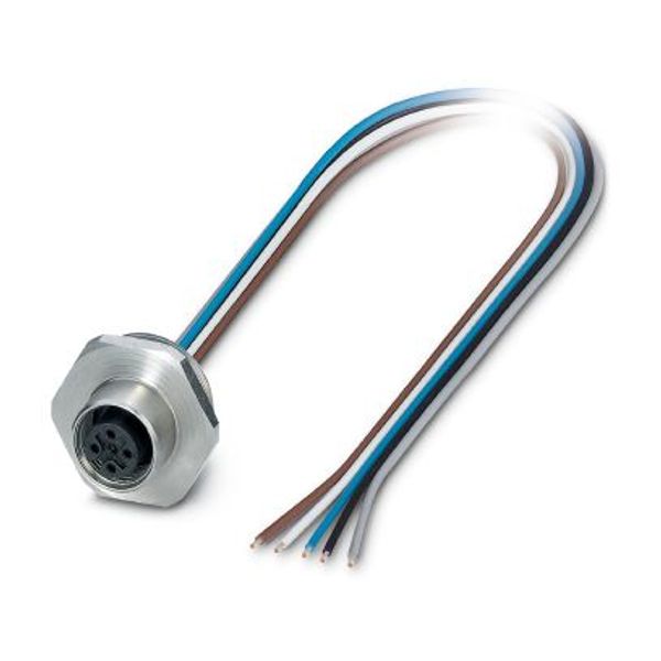 SACC-E-M12FS-5CON-M20/0,5 VA - Device connector front mounting image 2