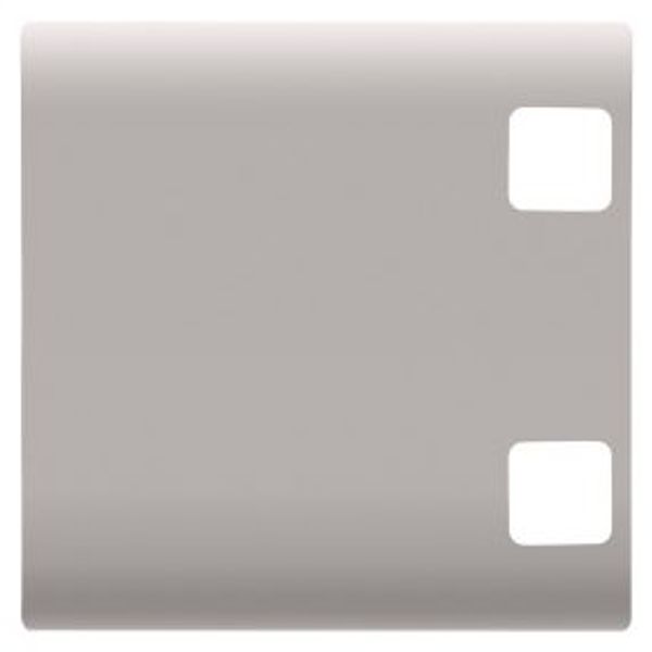 REPLACEABLE BUTTON KEY FOR PUSH-BUTTON PANEL - TO BE COMPLETED WITH 2 LENS - 2 MODULES - NATURAL BEIGE - CHORUS image 1