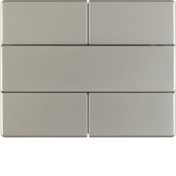 Push-button 2gang, Arsys, stainless steel, lacquered image 1