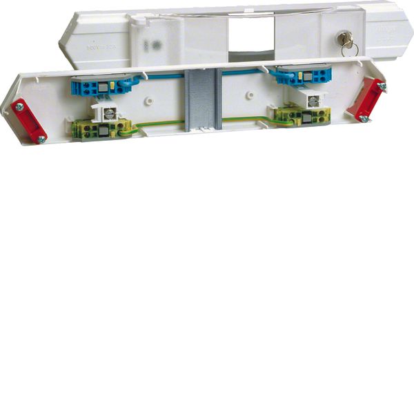 CB Mtg.Box 3gang,BR/BRN,white image 1