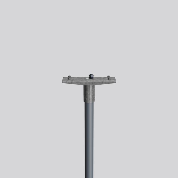 Pole mounting L 346 B 97 H 154 d 76 colour: uncoated image 1