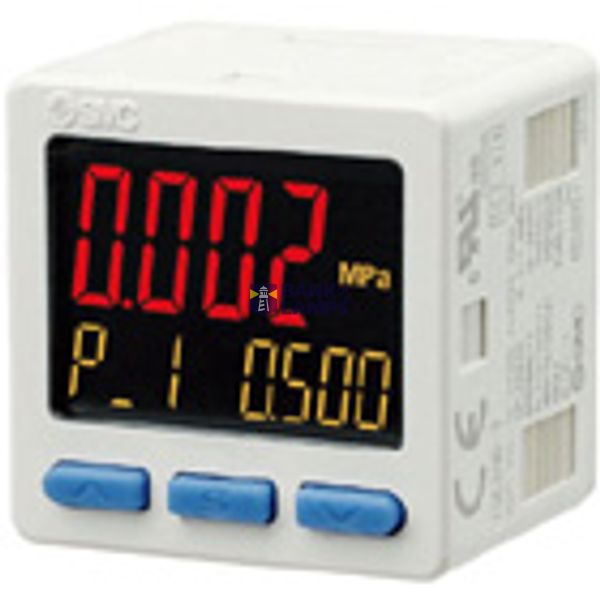 ISE20B, High-Pressure, Digital Pressure Switch, 3-Screen Display (IP65) image 1