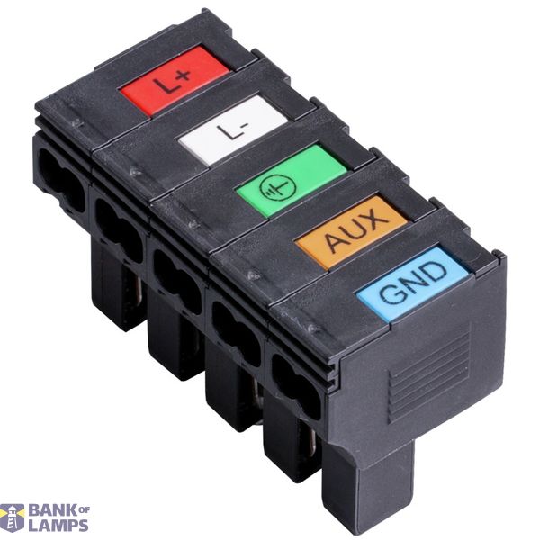 Plug-in connector, PUSH IN, Number of poles: 5, Distribution image 1