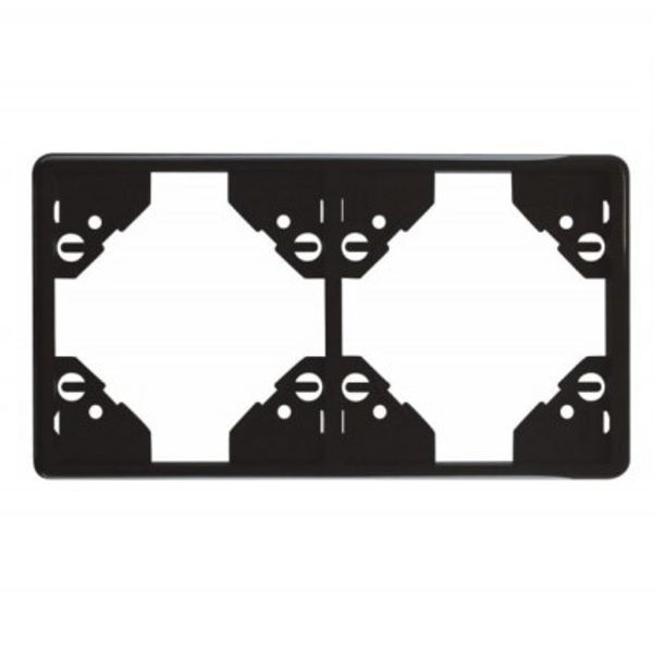 DOUBLE HORIZONTAL FRAME BLACK image 1