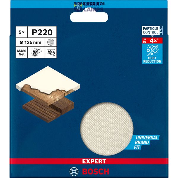EXPERT M48 Sanding Net for Random Orbital Sanders 125 mm, G 22 5-pc image 1