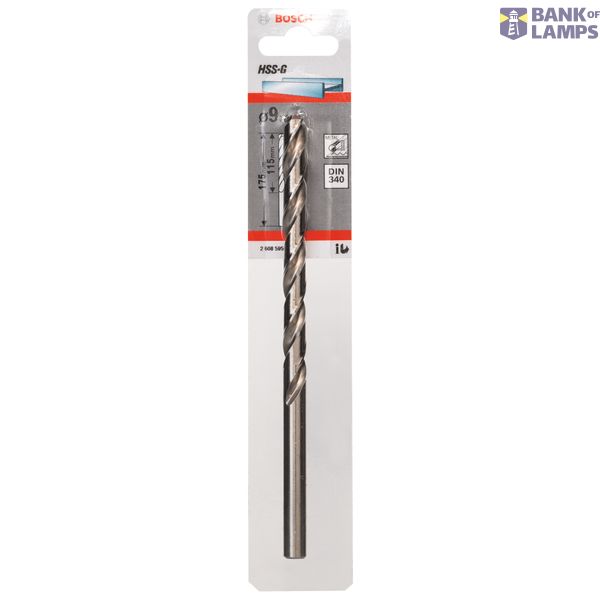 Metal drill bits HSS-G, DIN 340 9 x 115 x 175 mm 1 pcs. image 2