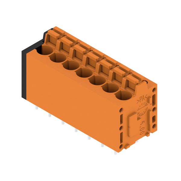 Printed circuit board terminals, 5.00 mm, Number of poles: 11, 180°, Solder pin length (l): 3.5 mm, tinned, black, PUSH IN with actuator, Clamping range, max. : 2.5 mm², Box image 3
