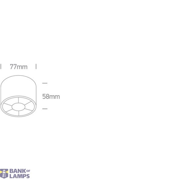 WHITE 6W WW IP20 38deg 230V DARK LIGHT image 3