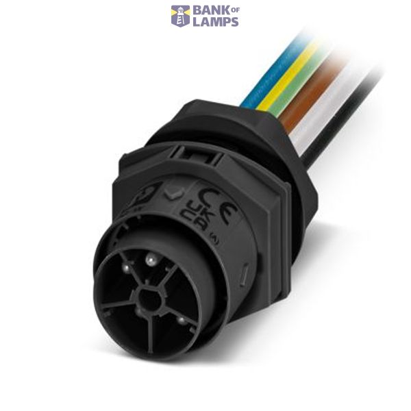 IPD W 5P2,5 M 0,5 M25 BK - Panel feed-through image 1