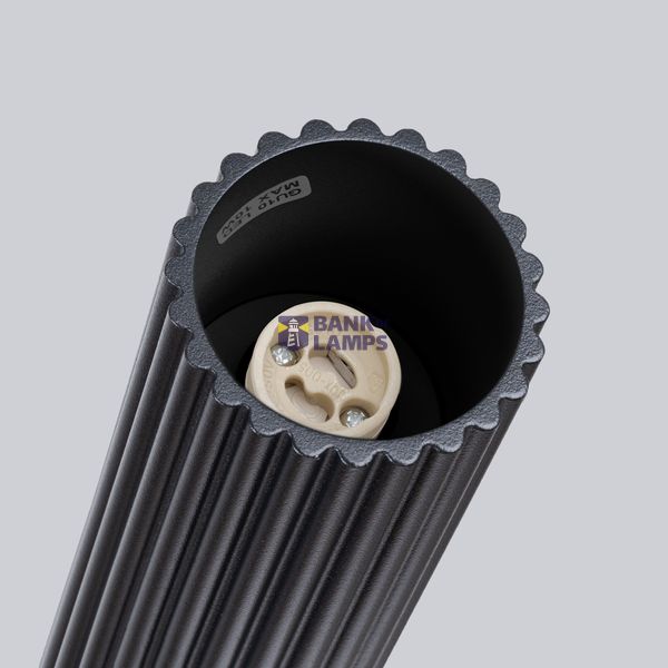 HIGH CEILING TUBE 20CM FROM THE CARBON SERIES FOR HALLWAY image 4