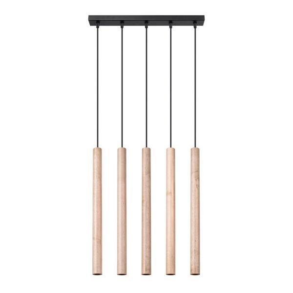 HANGING LAMP PASTELO 5L WOOD G9 5X8W IP20 image 1