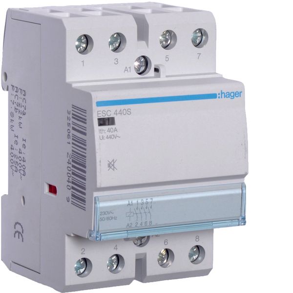 Humfree Contactor 40A, 4NO, 230V image 1
