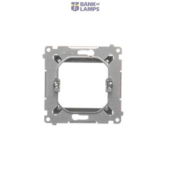 Transition adapter for 45x45 mm fitting type, Silver matt, metalic image 1