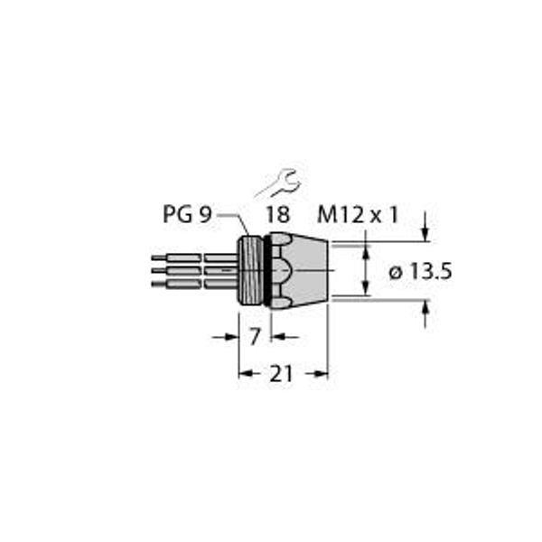 FOUNDATION™ Fieldbus Receptacle Front-Mounted   FKV 49 image 1