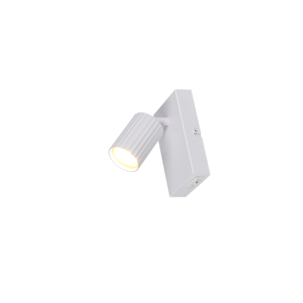 Soka spotlight 1-pc GU10 matt white image 1