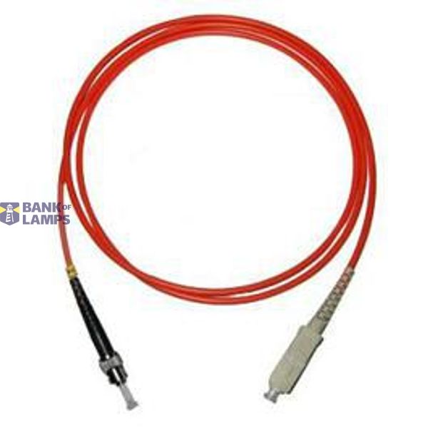 Fluke Multimode Encircled Flux compliant test reference cord (2m) for testing 50um ST terminated fibers (SC/ST) image 1