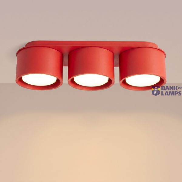 Ceiling lamp MODO 3 red Gx53 image 5