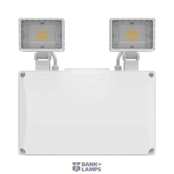 EM TWIN SPOT V 3W 3H AT IP65 WT LEDV image 1