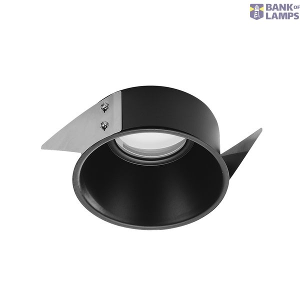 Decorative frame for F-Light downlight,black,clear glass image 2