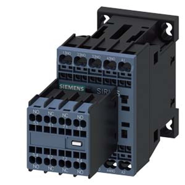 contactor relay, 6 NO + 2 NC, 110 V AC, 50/60 Hz, with integrated full-wave image 1