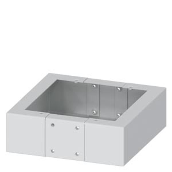ALPHA, base, H: 100 mm, W: 300 mm, D: 320 mm, RAL 7035 image 1