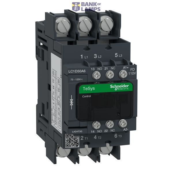 CONT EVERLINK 50A 22KW RINGOOG 110VDC image 1