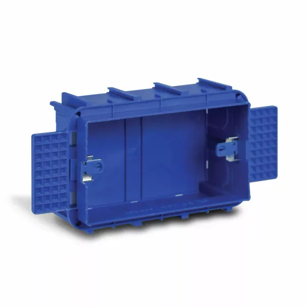 3-4 MOD. FLUSH MOUNTED RECTANG. BOXFOR HOLLOW WALLS - SCREWS FIXING CENTRES 83,5MM - 108,5MM image 1