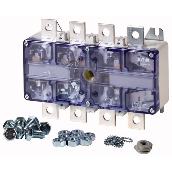 DMV-250N/4 Switch-disconnector, DMV, 250 A, 4 pole, Stop Function optional, Without rotary handle and drive shaft image 1