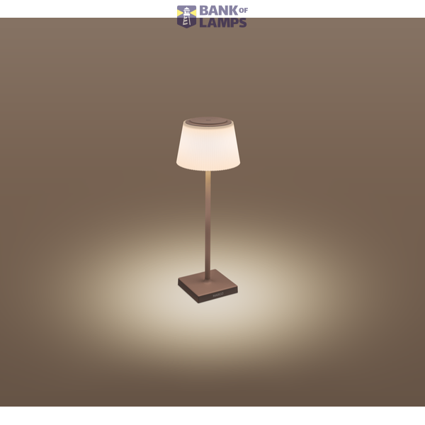LAMP. DA TAVOLO MARGÒ RICAR. CORTEN image 1