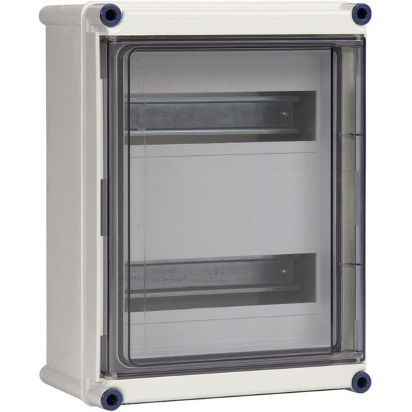 Encl. hinged cover+top head rail 2 slots image 3