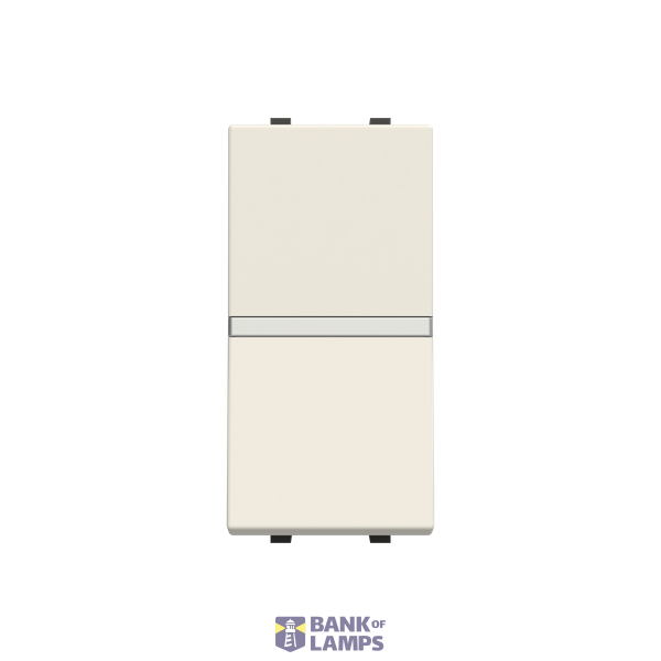 Push-button, SP without symbol - 1M - White image 1